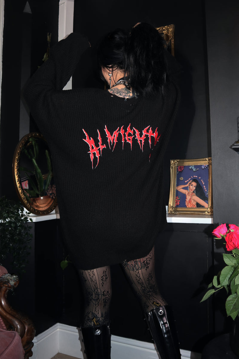 MA-003 Embroidered Oversized Jumper