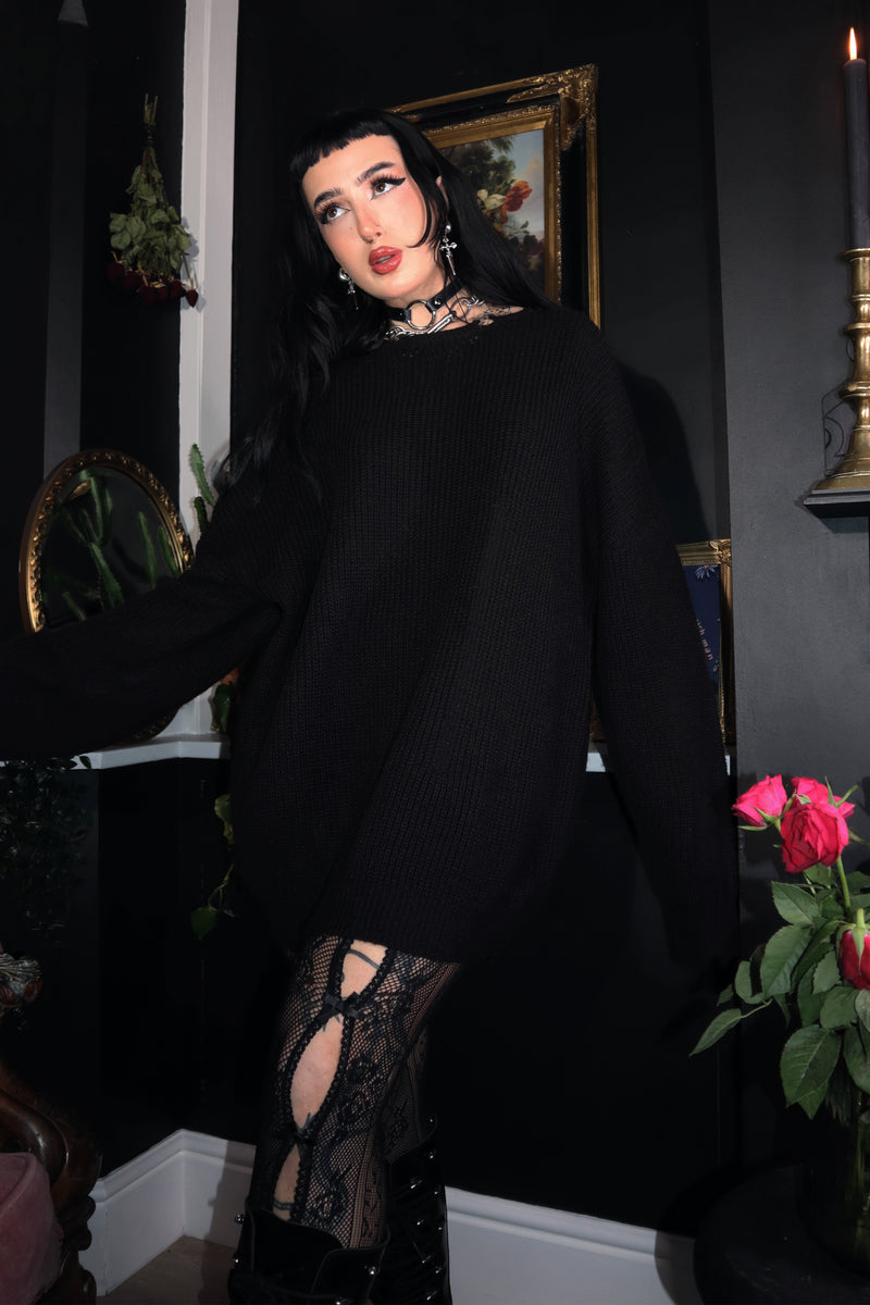 MA-003 Embroidered Oversized Jumper