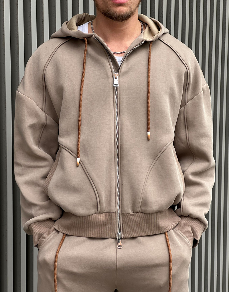 SSB-015 Oversized Zip-Through Hoodie